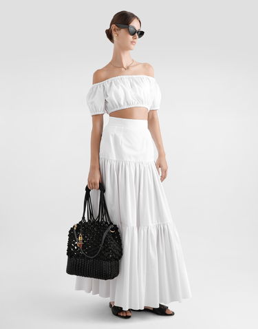 Tote bag Dolce & Gabbana Dolce & Gabbana Carla Knotted Shopper Tote Čierna | BB7755A6M238B956, 1
