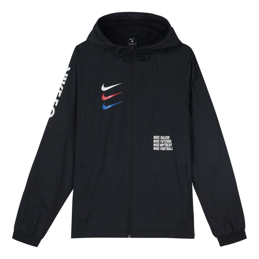 Vetrovka Nike F.C. Woven Football Jacket Čierna | CD6771-011