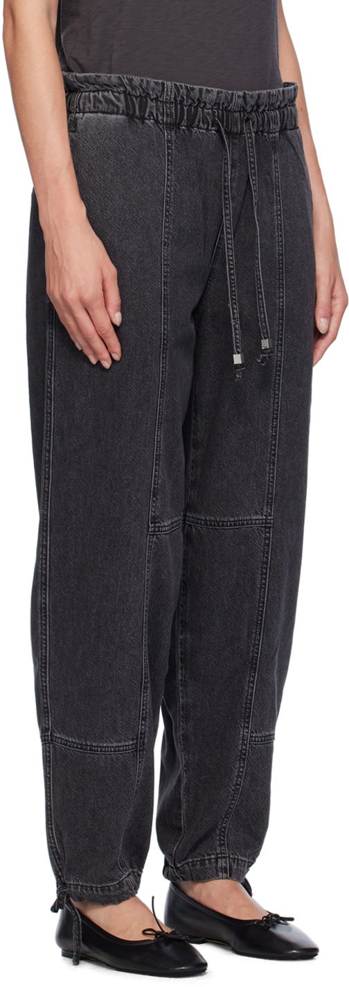 Cargo nohavice rag & bone Featherweight Jordan Drawstring Jeans Čierna | WDD24F2992ITAN, 1