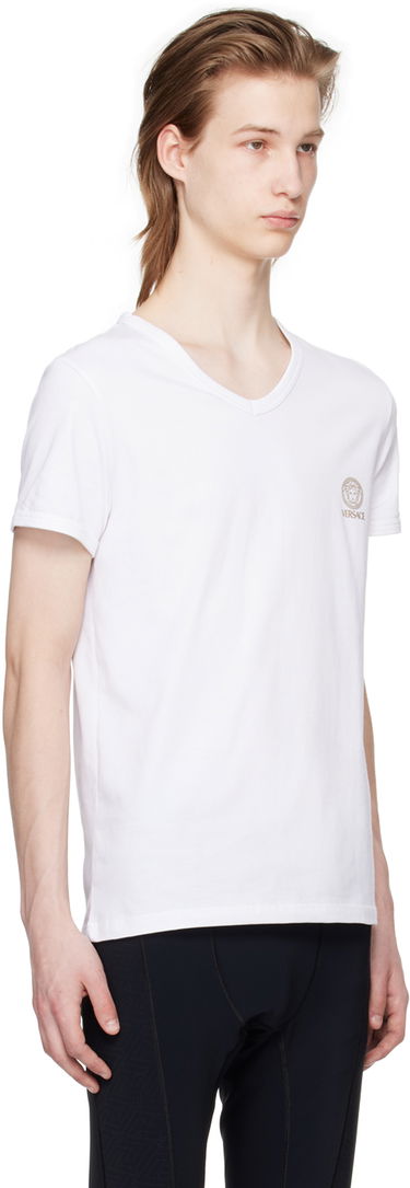 Tričko Versace Medusa Underwear T-Shirt Čierna | AUU01004 1A10011, 4