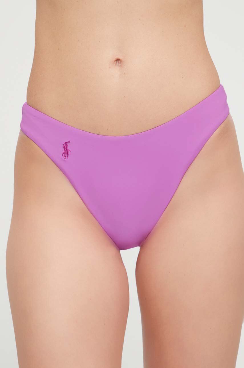 Plavky Polo by Ralph Lauren Bikini Bottom Fialová | 21355454, 0
