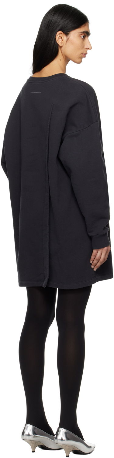 Šaty Maison Margiela MM6 Maison Margiela Sweat Jersey Darting Minidress Čierna | S52DA0050 M25014, 2