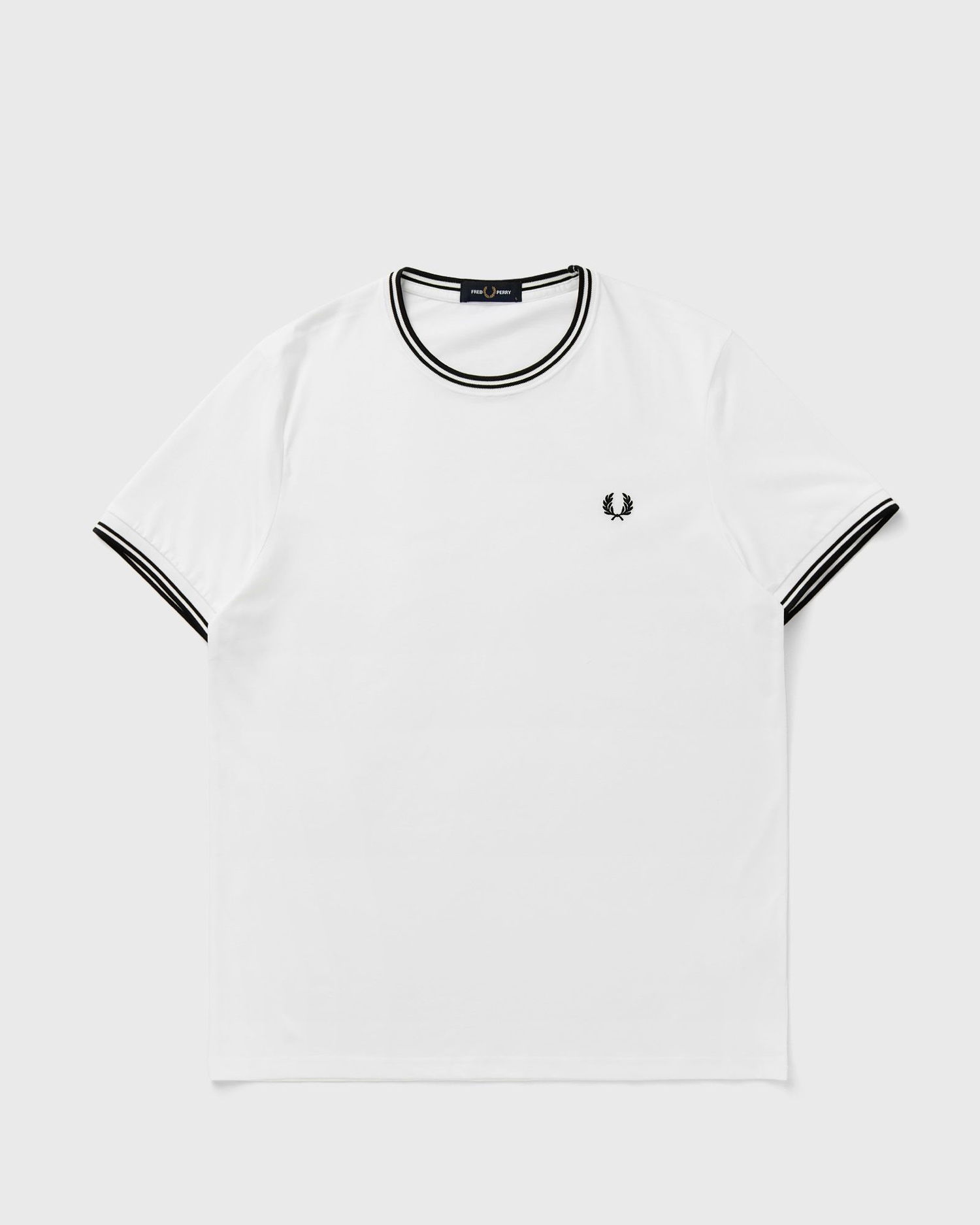 Tričko Fred Perry Twin Tipped T-Shirt Biela | M1588V-100, 1