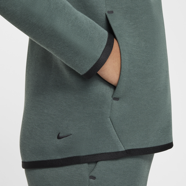 Mikina Nike Girls' Sportswear Tech Fleece Full-Zip Hoodie Zelené | HV8695-338, 3