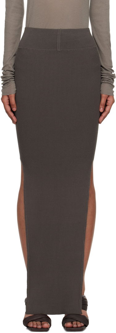 Sukňa Rick Owens Rick Owens Concordians Sacriskirt Midi Skirt Šedá | RP02E4619 RIBVI, 0
