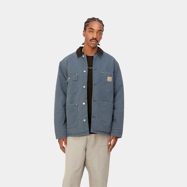 Kabáty Carhartt WIP OG Chore Coat "Ore / Black aged canvas" Navy | I027357_1QF_3K, 2