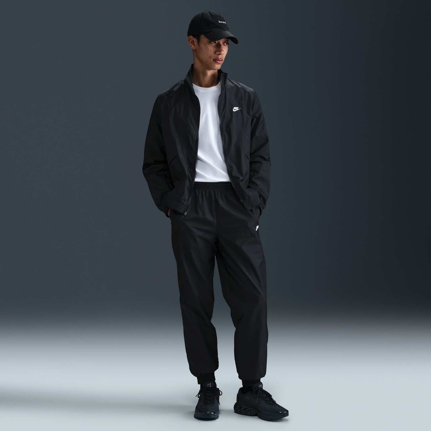 Súprava Nike Club Woven Tracksuit Čierna | HJ1985-011, 0