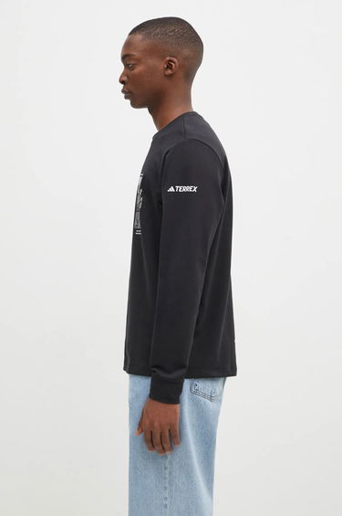 Tričko adidas Originals National Geographic Unitefit GFX Long Sleeve T-Shirt Čierna | IX5613, 1