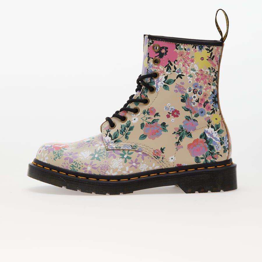 Tenisky a topánky Dr. Martens Eye Boot Floral Mash Up Backhand Béžová | DM30791292, 1