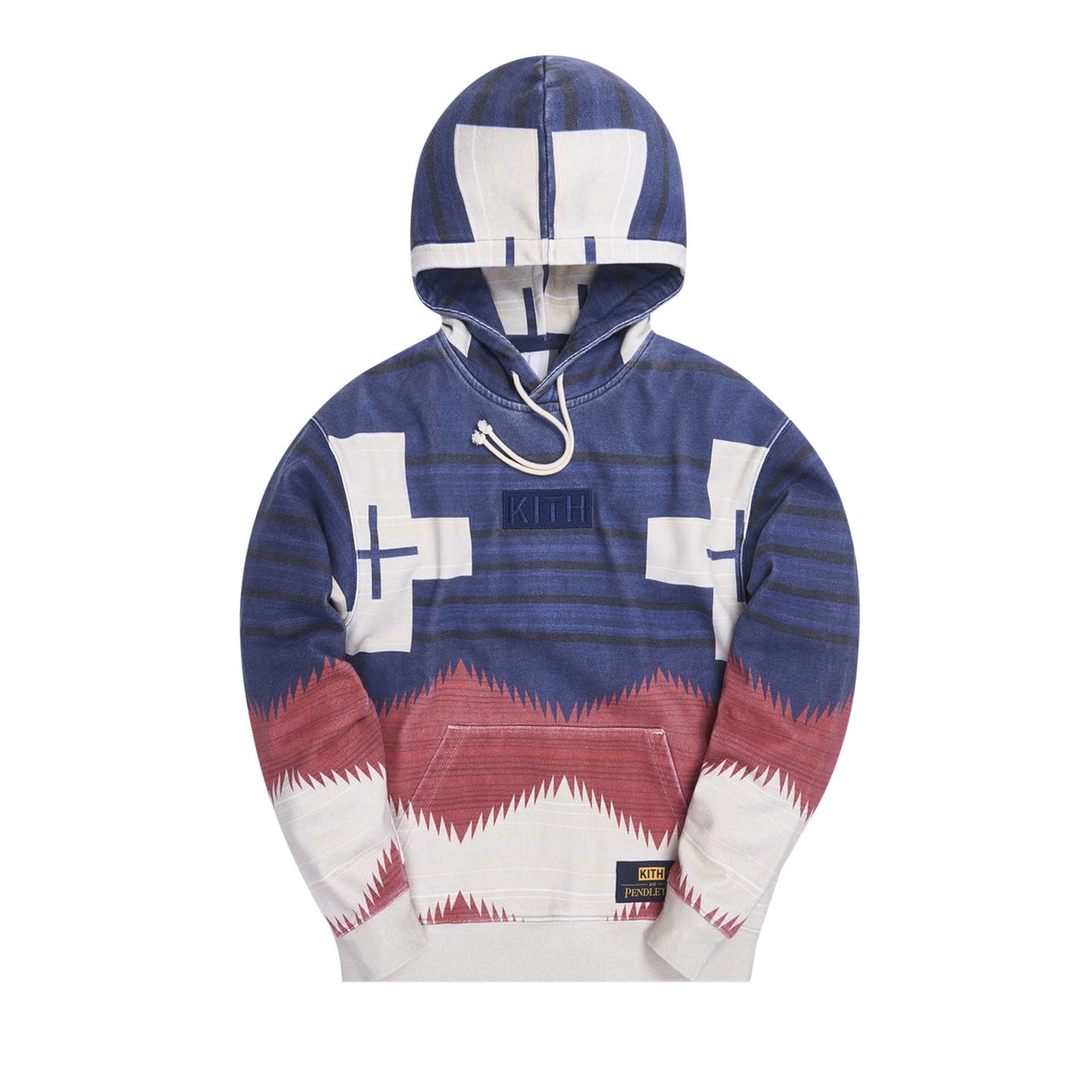 Mikina KITH For Pendleton Brave Star Williams III Hoodie Navy | KH2562 102, 1