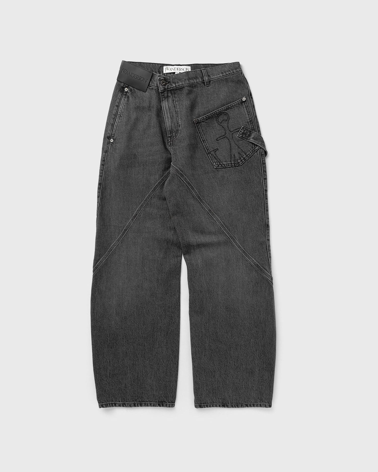 Džínsy JW Anderson TWISTED WORKWEAR JEANS Šedá | DT0068-PG1195-929, 0