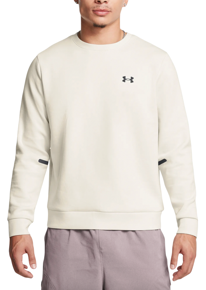 Mikina Under Armour Unstoppable Fleece Crewneck Sweatshirt Béžová | 1389351-110