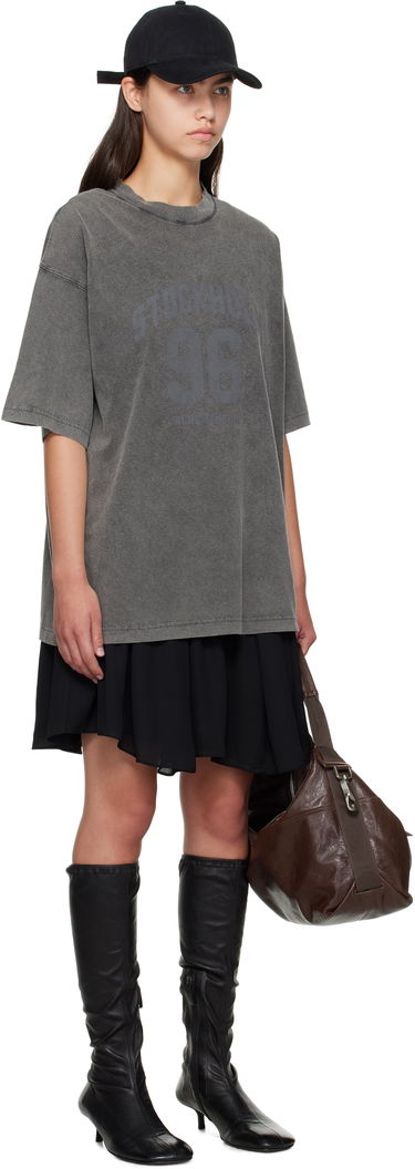 Šaty Acne Studios Acne Studios T-Shirt Minidress Čierna | A20836-, 1