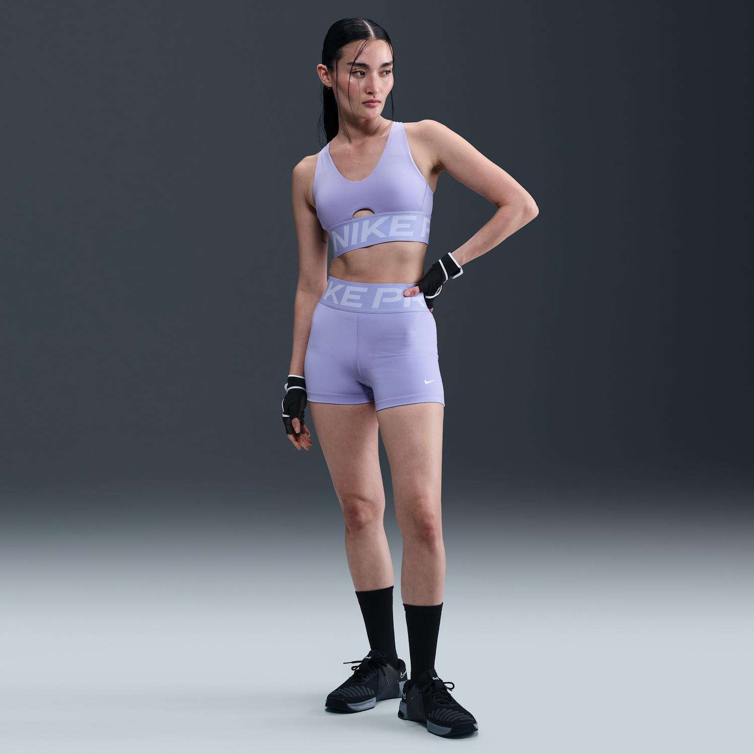 Šortky Nike Pro Sculpt High-Waisted 3" Bike Shorts Fialová | FV7033-533, 0