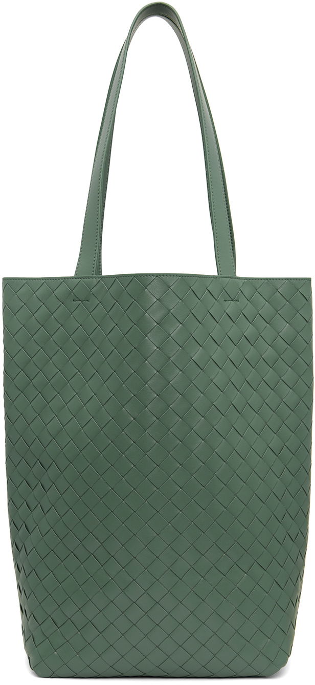 Tote bag Bottega Veneta Small Intrecciato Tote Bag Zelené | 729227 V2HL1, 0