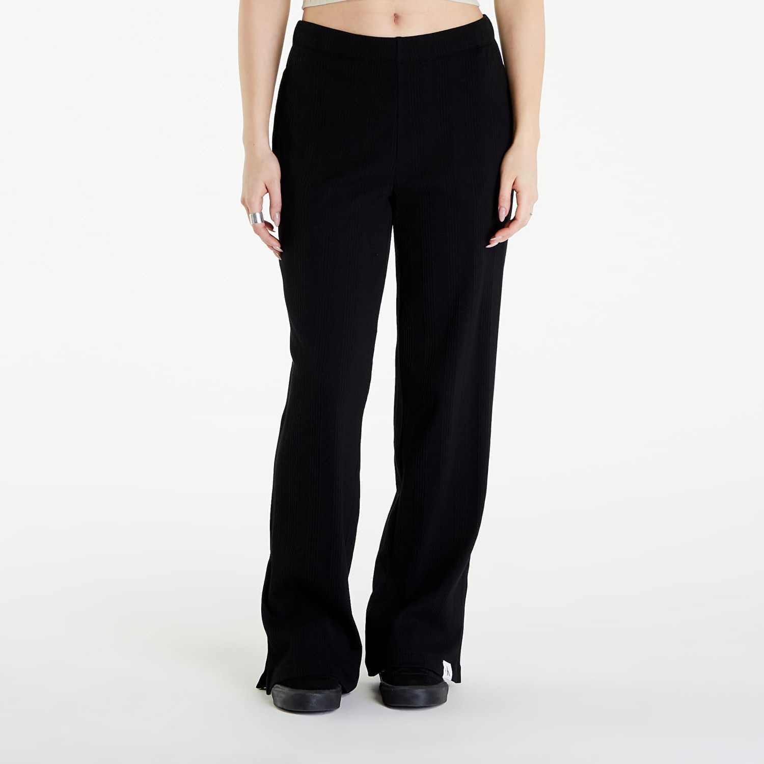 Džínsy CALVIN KLEIN Jeans Variegated Rib Woven Pants Čierna | J20J223280 BEH, 0