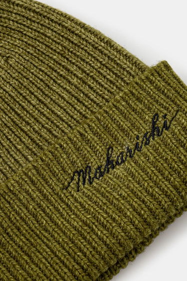 Kulicha Maharishi Embroidered Beanie Zelené | 1368.OLIVE, 1