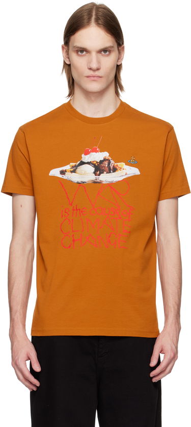 Tričko Vivienne Westwood Vivienne Westwood Banana Split Graphic T-Shirt Oranžová | 3G01003B-J009B-, 0