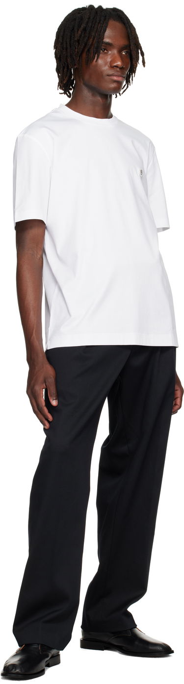 Tričko BOSS BOSS Regular-Fit Monogram T-Shirt Biela | 50520298, 3