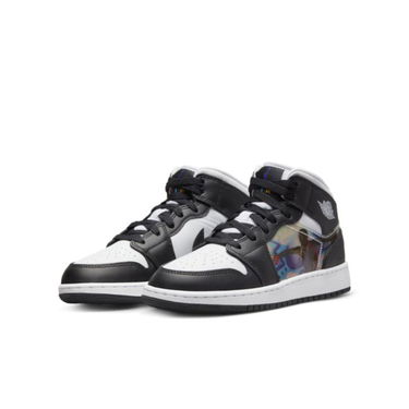 Tenisky a topánky Jordan Air Jordan 1 Mid "Hologram" GS Čierna | DR9495-001, 3