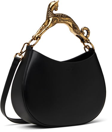 Taška cez rameno LANVIN PM Cat Handle Bag Čierna | LW-BGSHC1-NAPA-A21, 1
