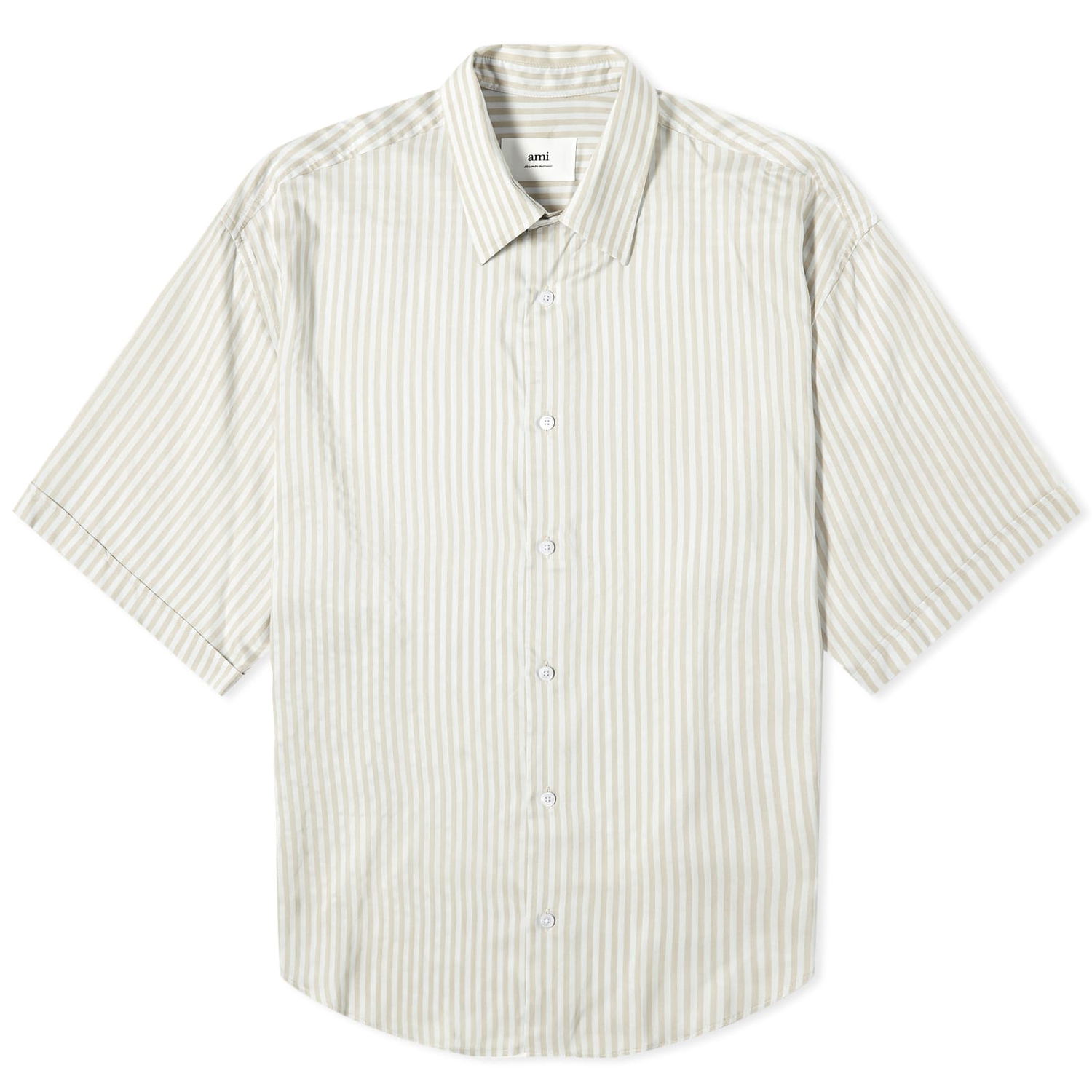 Košeľa AMI Paris  Sleeve Stripe Biela | HSH226-VI0015-1931, 0