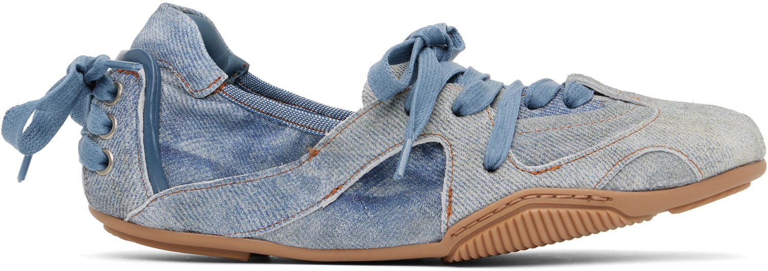 Oblečenie Acne Studios Acne Studios Lace-Up Flats Modrá | AD0774-, 0