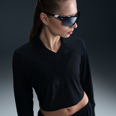 Crop Top Nike Nike Sportswear Long Sleeve Cropped Top Čierna | HF9507-010, 0