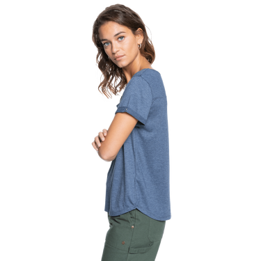 Tričko Roxy Women's Navy Blue Graphic T-Shirt Modrá | ERJZT05267-BSP0, 3