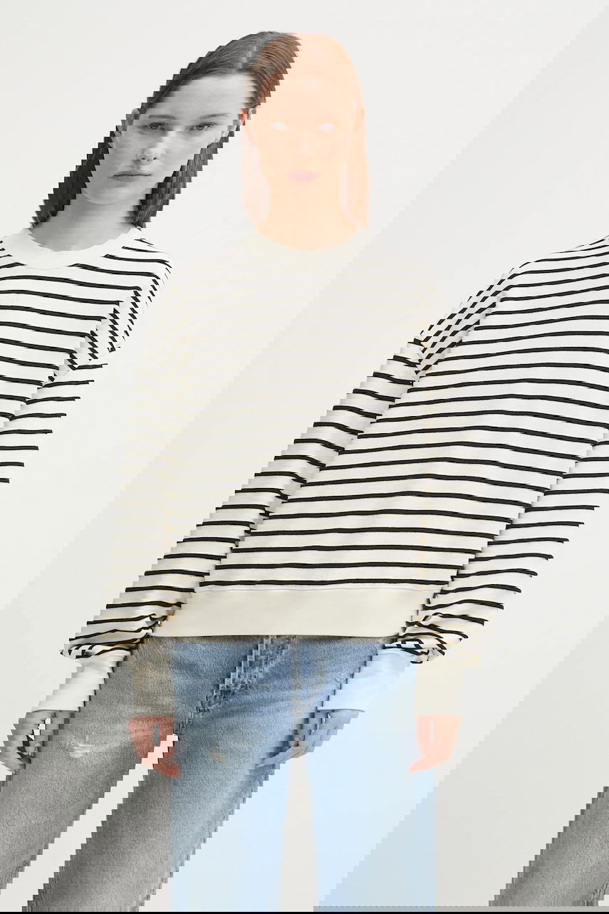 Mikina Anine Bing dean Striped Relaxed Sweatshirt Rôznofarebný | A.08.11436, 0