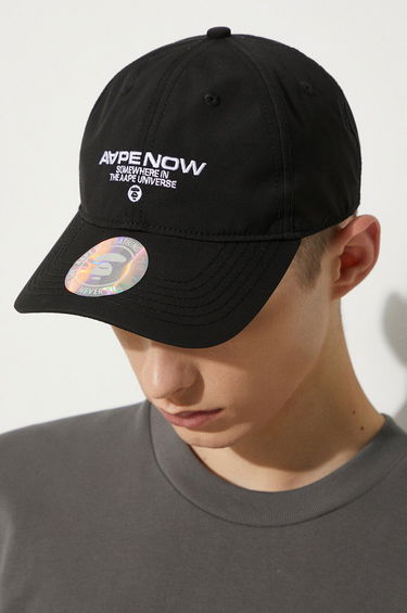 Šiltovka AAPE by A Bathing Ape AAPE Cap with Applique Čierna | AAPCPM5255XXM, 4