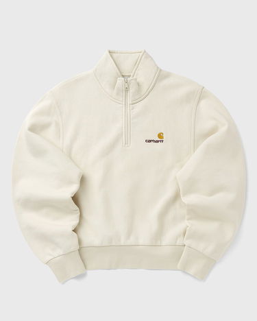 Mikina Carhartt WIP American Script High Neck Quarter-Zip Sweatshirt Béžová | I033827-05.XX, 0