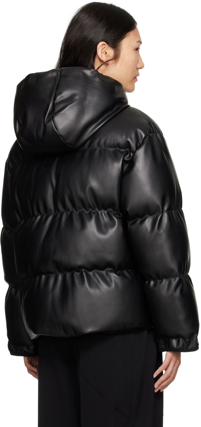 Stella McCartney Faux-Leather Puffer Jacket