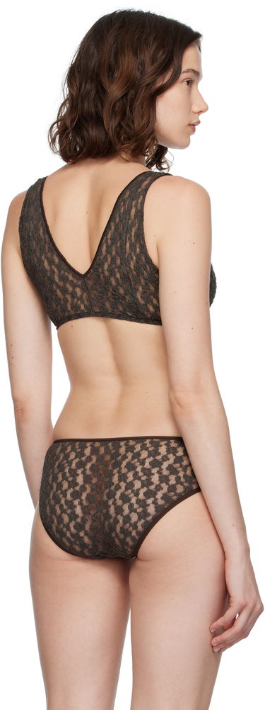 Podprsenka Baserange Baserange Crescent Lace Bra Hnedá | BRCR-LA-SU25, 2