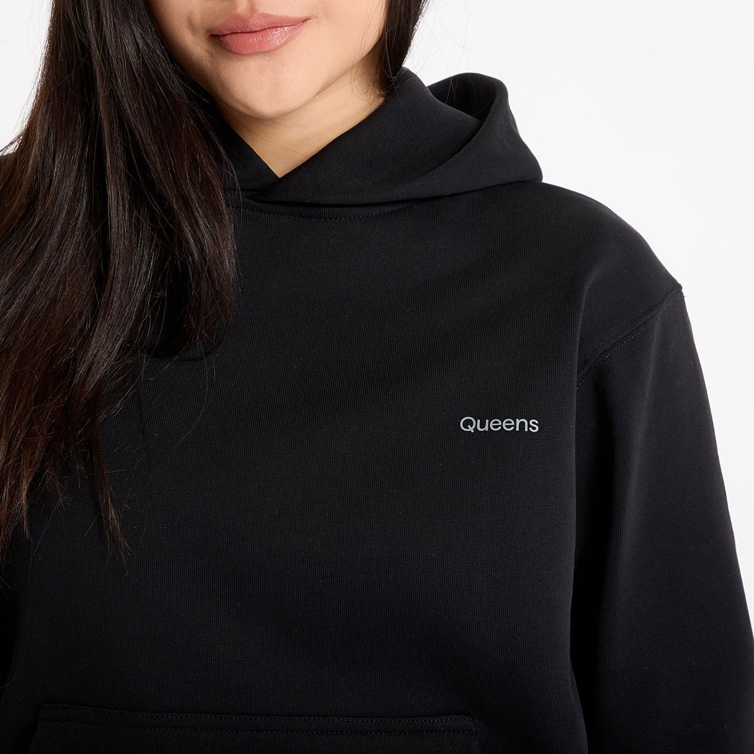 Mikina Queens Queens Essential Hoodie Čierna | QNS_102, 1