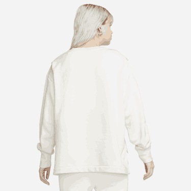 Sveter Nike French Terry Crewneck Béžová | DV7802-901, 3