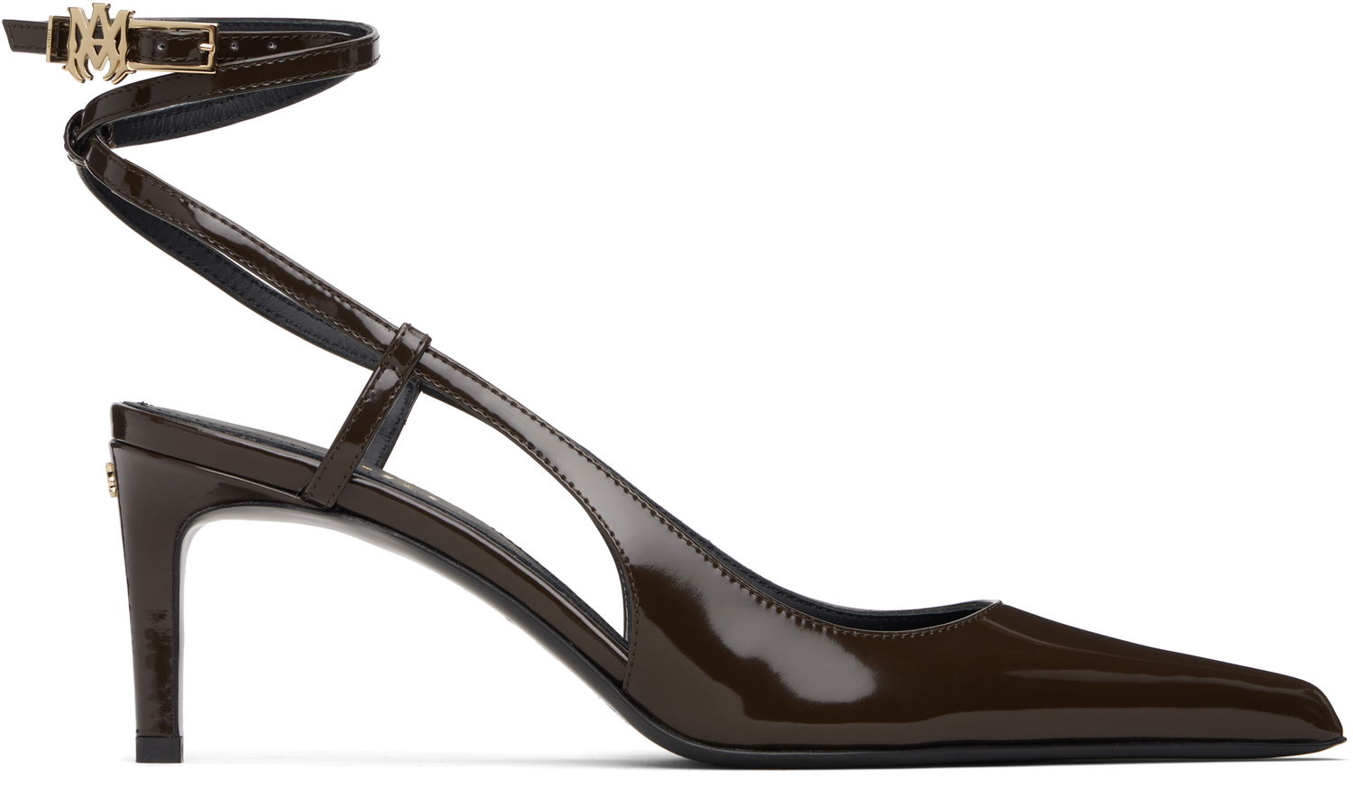 Šperky AMIRI AMIRI 'MA' Kitten Heel Pumps Hnedá | AWFOPP1001, 0