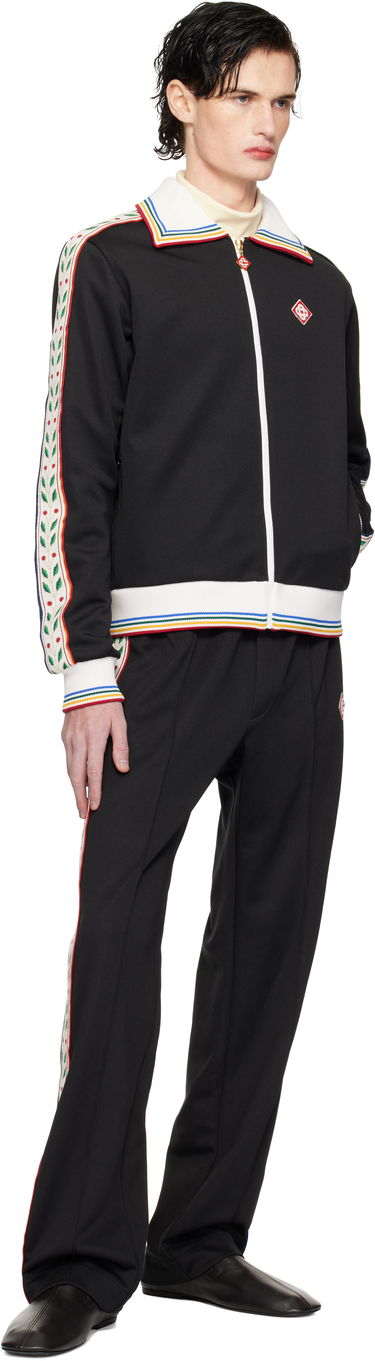 Tepláky Casablanca Laurel Track Pants Čierna | MPS25-JTR-230-01, 3