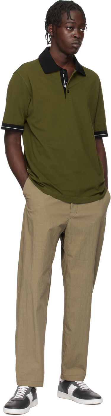 Polo tričko FERRAGAMO Salvatore Ferragamo Color Block Polo Zelené | 781016, 3