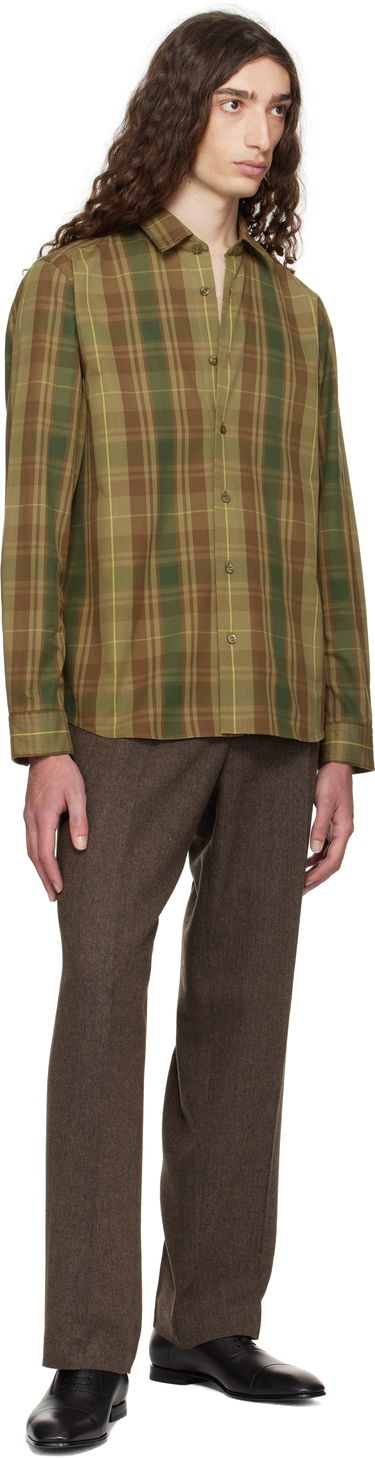 Košeľa BOSS Hugo Check Button-Down Shirt Zelené | 50545390, 3