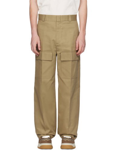 Cargo nohavice Gucci Cargo Pocket Trousers Béžová | 762309 ZAPRO