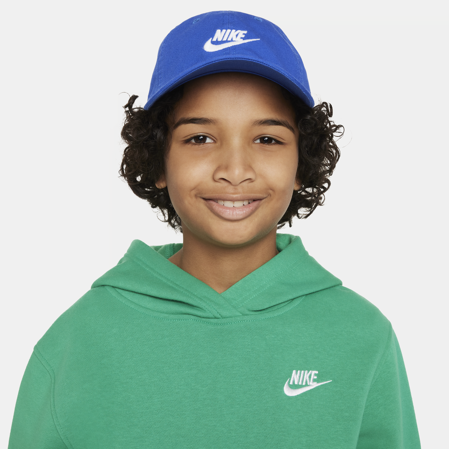 Mikina Nike Kids' Nike Club Futura Washed Cap Zelené | FB5063-480, 0