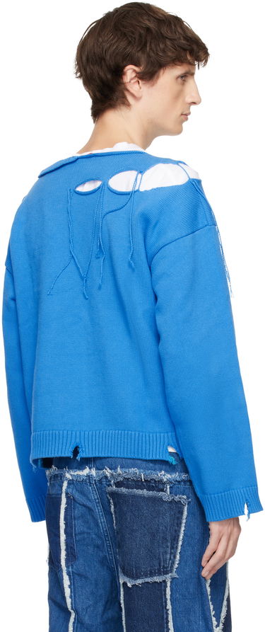 Sveter Charles Jeffrey Loverboy Clash of Clans Edition Barbarian Patch Sweater Modrá | 054091601, 2