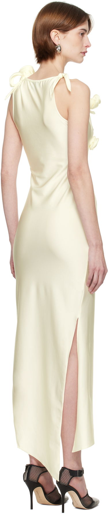 Šaty Coperni Coperni Asymmetric Flower Gown Maxi Dress Žltá | COPR44F5001, 2