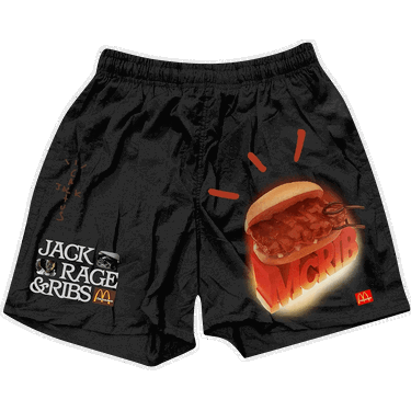 Šortky Cactus Jack by Travis Scott McDonald's x McRib Shorts Čierna | CJMD BS164 BLAC, 0