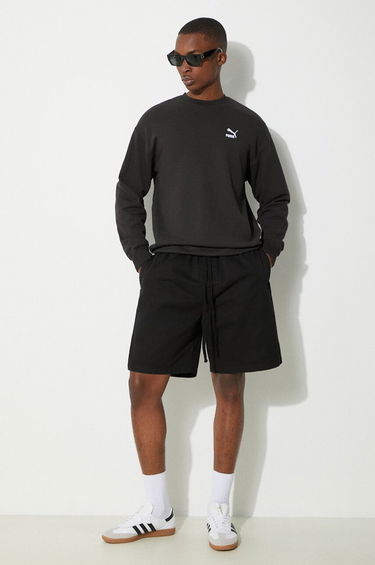 Mikina Puma Puma Better Classics Crewneck Sweatshirt Čierna | 624244, 1