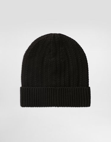 Kulicha Dolce & Gabbana Dolce & Gabbana Cable-Knit Beanie Čierna | GX21KZJDVCMN0000, 1