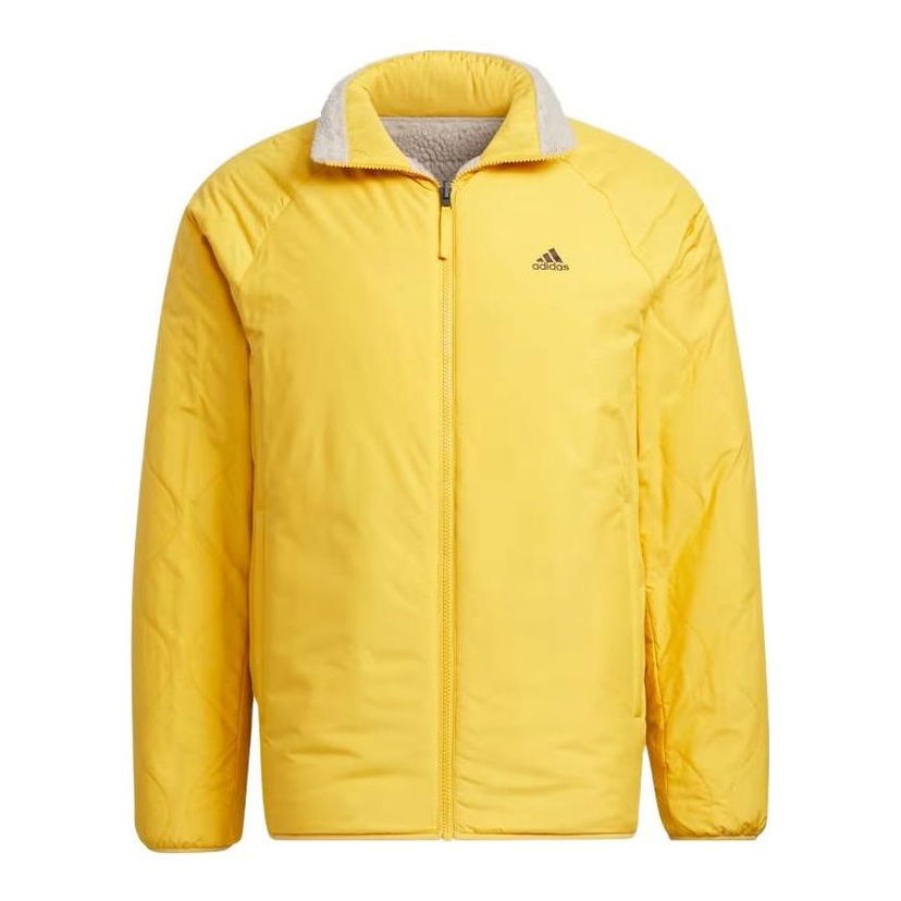 Prešívaná bunda adidas Originals Sherpa Reversible Padded Jacket Žltá | IT8711