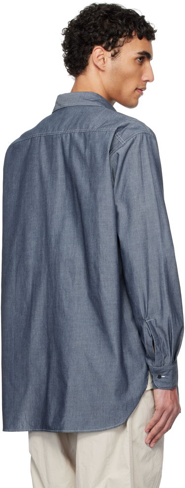Košeľa NANAMICA nanamica Regular Collar Chambray Shirt Modrá | S25SG111U, 2
