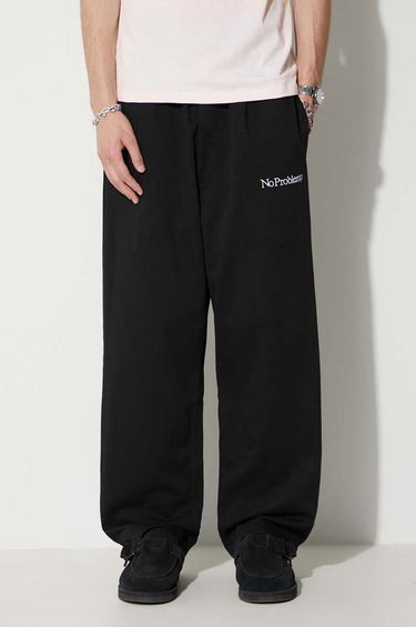 Nohavice Aries Trousers Čierna | FUAR30115, 0